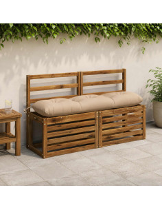 Cuscino per panchina VIANEN 100% Poliestere Sabbia
