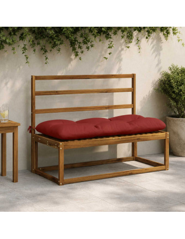 Cuscino per panchina VIANEN 100% Poliestere Rosso
