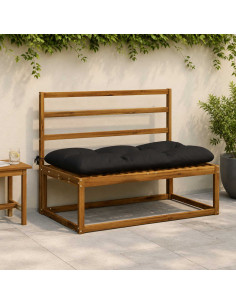 Cuscino per panchina VIANEN 100% Poliestere Nero 2