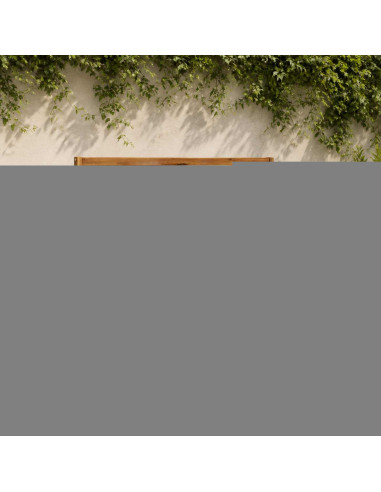 Cuscino per panchina VIANEN 100% Poliestere Grigio
