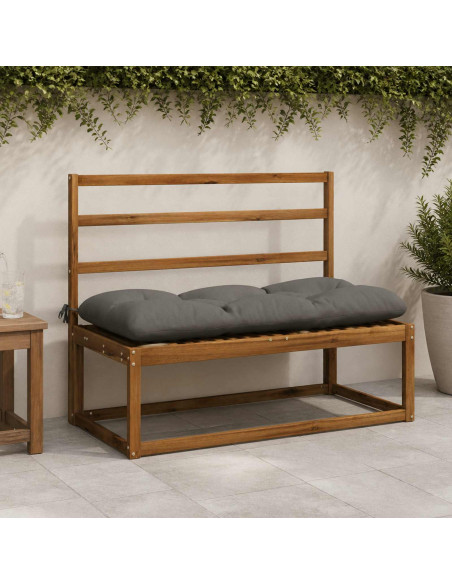 Cuscino per panchina VIANEN 100% Poliestere Grigio