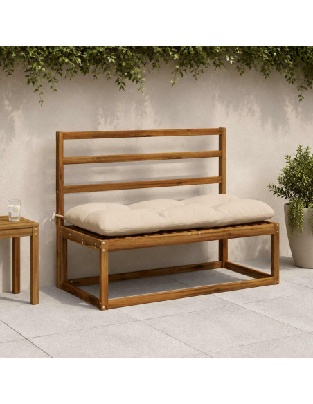 Cuscino per panchina VIANEN 100% Poliestere Crema