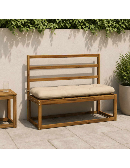 Cuscino per panchina VIANEN 100% Poliestere Crema