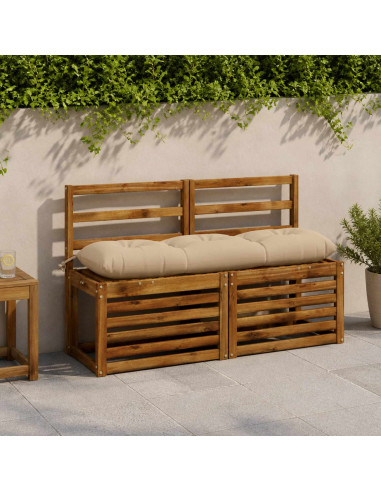 Cuscino per panchina VIANEN 100% Poliestere Crema
