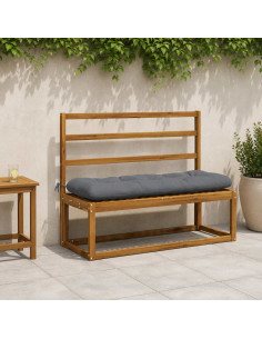 Cuscino per panchina VIANEN 100% Poliestere Blu
