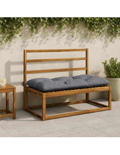 Cuscino per panchina VIANEN 100% Poliestere Blu