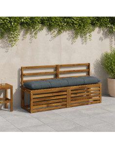 Cuscino per panchina VIANEN 100% Poliestere Blu