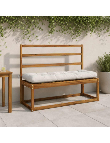 Cuscino per panchina VIANEN 100% Poliestere Bianco