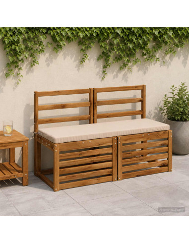 Cuscino per panchina SOEST 100% Poliestere Crema