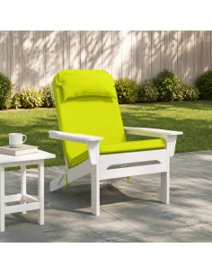 Cuscino per Lounger Sole 100% Poliestere Verde brillante.