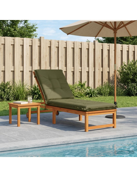 Cuscino per Lettino GEMERT 100% Poliestere Verde Oliva