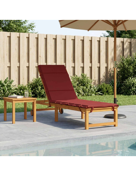 Cuscino per Lettino GEMERT 100% Poliestere Rosso Vino