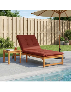 Cuscino per Lettino GEMERT 100% Poliestere Rosso