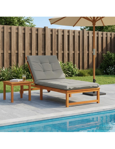 Cuscino per Lettino GEMERT 100% Poliestere Grigio
