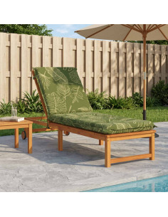 Cuscino per Lettino GEMERT 100% Poliestere Design a foglia