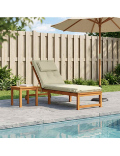 Cuscino per Lettino GEMERT 100% Poliestere Crema