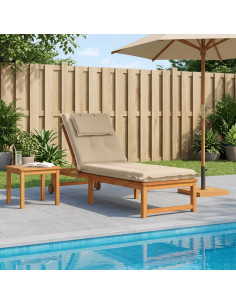 Cuscino per Lettino GEMERT 100% Poliestere Crema