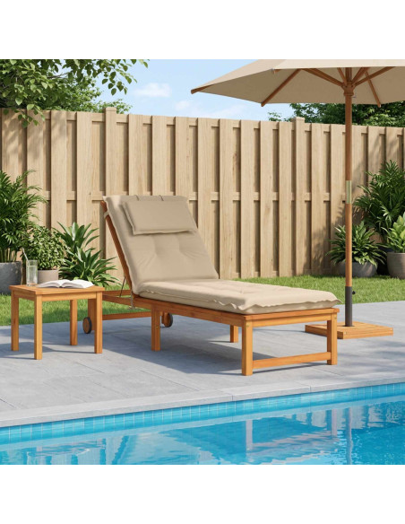 Cuscino per Lettino GEMERT 100% Poliestere Crema