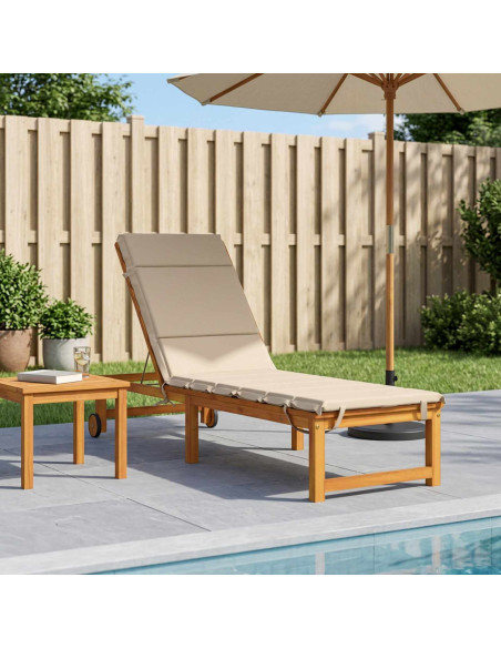 Cuscino per Lettino GEMERT 100% Poliestere Crema