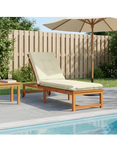Cuscino per Lettino GEMERT 100% Poliestere Crema