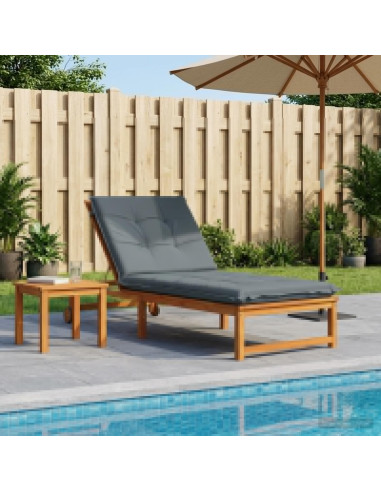 Cuscino per Lettino GEMERT 100% Poliestere Blu 190 x 90 x 9 cm