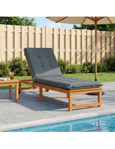 Cuscino per Lettino GEMERT 100% Poliestere Blu 190 x 60 x 9 cm