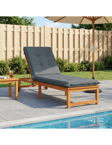 Cuscino per Lettino GEMERT 100% Poliestere Blu 190 x 60 x 9 cm