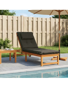 Cuscino per Lettino GEMERT 100% Poliestere Antracite