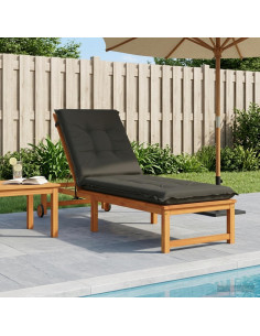 Cuscino per Lettino GEMERT 100% Poliestere Antracite