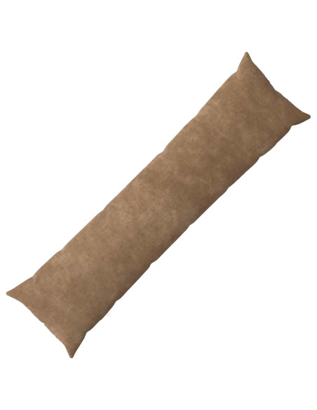 Cuscino HEERLEN Tortora 40 x 145 cm Fleece in microfibra