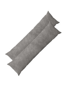 Cuscino HEERLEN 2 pz Grigio Chiaro Fleece in microfibra 2