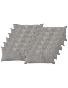 Cuscino HEERLEN 12 pz Grigio Chiaro Fleece in microfibra