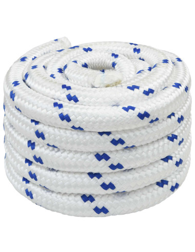 Corda multiuso 30 mm 25 m Bianco e Blu PP
