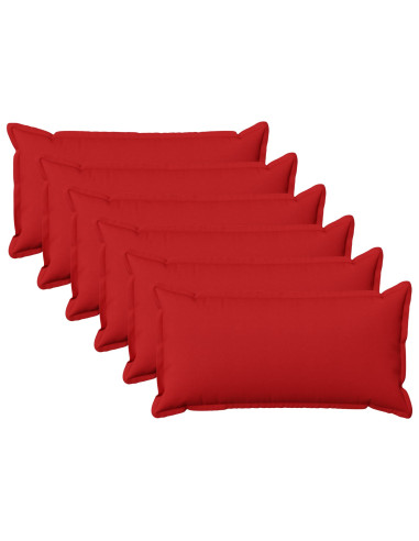 Cuscino con cuscino HOUTEN 6 pz Rosso Lino