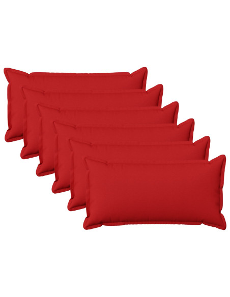Cuscino con cuscino HOUTEN 6 pz Rosso Lino