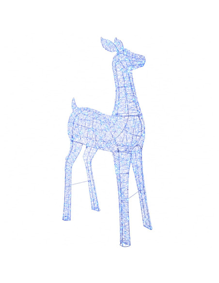 Renna di Natale luminosa a LED LOVIISA 900 LED Blu