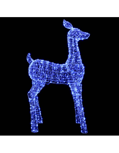 Renna di Natale luminosa a LED LOVIISA 900 LED Blu