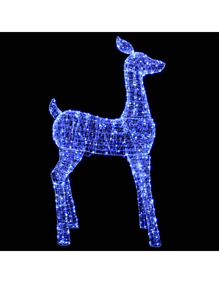 Renna di Natale luminosa a LED LOVIISA 900 LED Blu