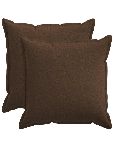 Cuscino con cuscino HOUTEN 2 pz Marrone Lino