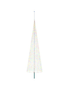 Luci per albero di Natale con picchetti e asta per bandiera 2