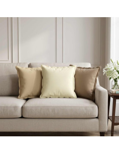 Cuscino con cuscino HOUTEN 2 pz Beige Poliestere