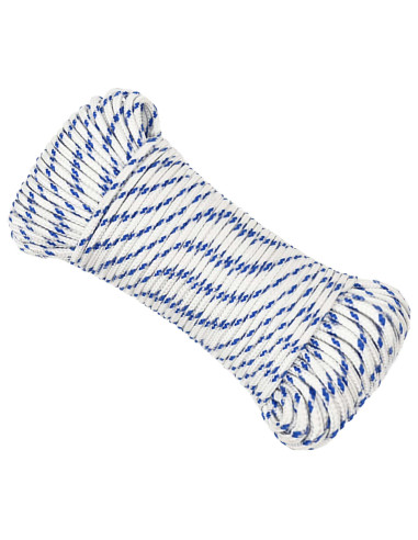 Corda multiuso 3 mm 500 m Bianco e Blu PP