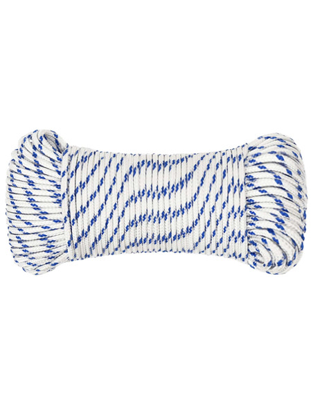 Corda multiuso 3 mm 500 m Bianco e Blu PP