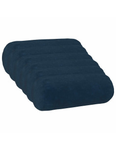 Cuscino con cuscino HEERLEN 6 pz Blu Fleece in microfibra