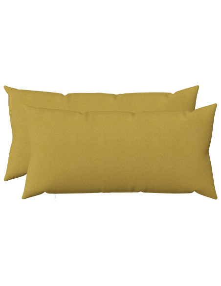Cuscino con cuscino HEERLEN 2 pz Verde chiaro Tessuto