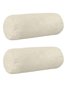 Cuscino con cuscino HEERLEN 2 pz Crema Fleece in microfibra 2