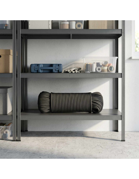 Corda multiuso 4 mm 25 m Nero Poliestere 200 kg Carico massimo