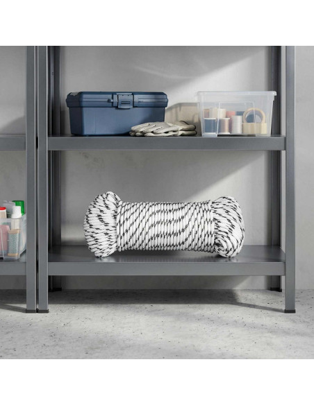 Corda multiuso 4 mm 25 m Bianco Poliestere