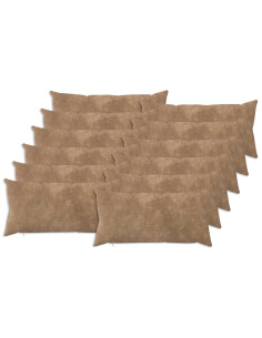 Cuscino con cuscino HEERLEN 12 pz Tortora Fleece in microfibra 2