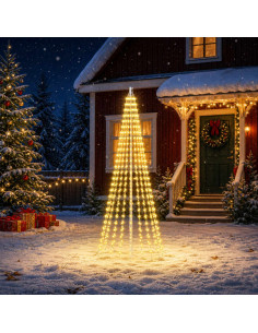 Luci per albero di Natale con 20 LED 500 LED Bianco caldo